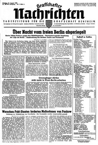 Grafschafter Nachrichten 1961